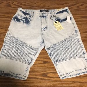 Denim shorts